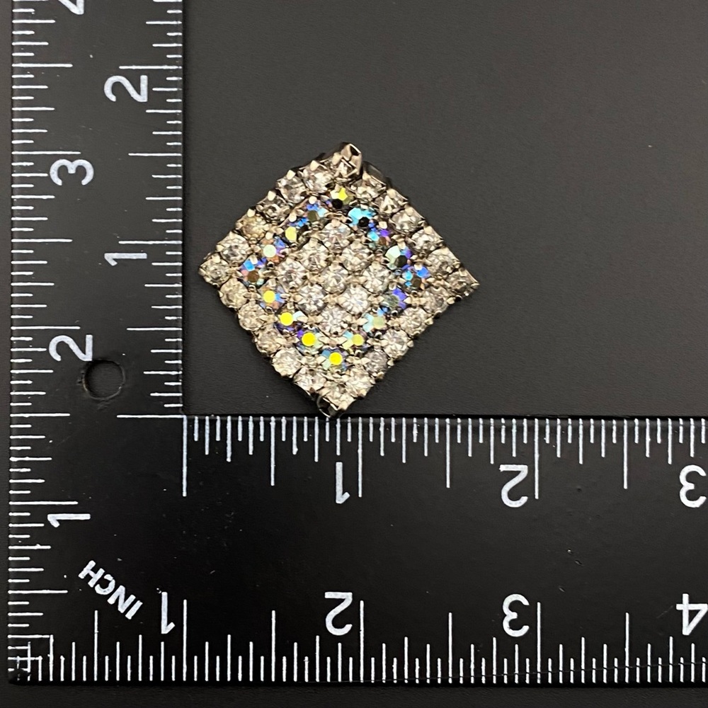 Vintage Rhinestone Shoe Clips - Picture 7 of 9